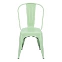 D2.DESIGN Krzesło Paris zielone inspirowane Tolix D2.DESIGN Krzesło Paris zielone inspirowane Tolix