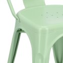D2.DESIGN Krzesło Paris zielone inspirowane Tolix D2.DESIGN Krzesło Paris zielone inspirowane Tolix