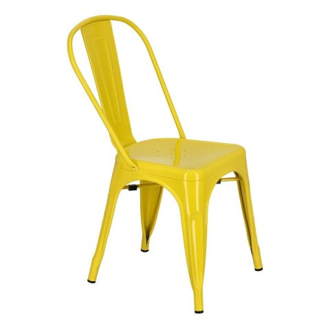 KRZESŁO Paris ŻÓŁTE inspirowane Tolix METAL malowany wytrzymałe i stabilne MOŻNA SZTAPLOWAĆ D2.DESIGN KRZESŁO Paris ŻÓŁTE inspirowane Tolix METAL malowany wytrzymałe i stabilne MOŻNA SZTAPLOWAĆ D2.DESIGN