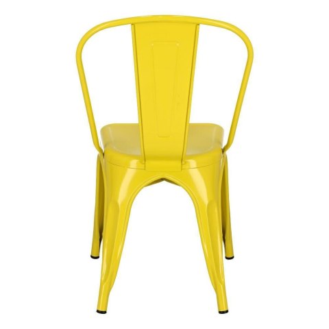 KRZESŁO Paris ŻÓŁTE inspirowane Tolix METAL malowany wytrzymałe i stabilne MOŻNA SZTAPLOWAĆ D2.DESIGN KRZESŁO Paris ŻÓŁTE inspirowane Tolix METAL malowany wytrzymałe i stabilne MOŻNA SZTAPLOWAĆ D2.DESIGN