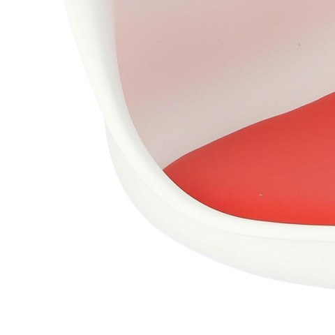 Simplet Krzesło Tulip Basic białe/czerwo na poduszka Simplet Krzesło Tulip Basic białe/czerwo na poduszka
