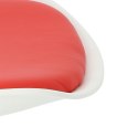 Simplet Krzesło Tulip Basic białe/czerwo na poduszka Simplet Krzesło Tulip Basic białe/czerwo na poduszka