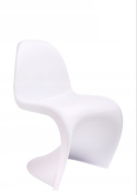 MODESTO wygodne krzesło HOVER białe mat - polipropylen nowoczesne i stabilne