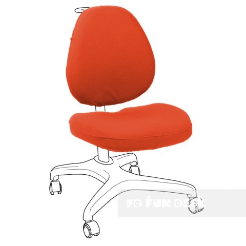 Fun Desk Pokrowiec Bello I Orange CC na krzesło / fotel pomarańczowy Fun Desk Pokrowiec Bello I Orange CC na krzesło / fotel pomarańczowy