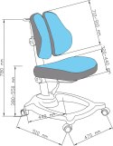 Fun Desk Pokrowiec Diverso Grey CC na krzesło / fotel szary Fun Desk Pokrowiec Diverso Grey CC na krzesło / fotel szary