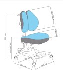 Fun Desk Pokrowiec Pittore Grey CC na krzesło / fotel szary Fun Desk Pokrowiec Pittore Grey CC na krzesło / fotel szary