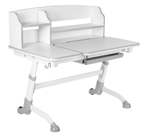 Fun Desk Amare II Grey biurko regulowane białe szare Fun Desk Amare II Grey biurko regulowane białe szare