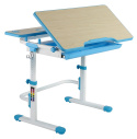 Fun Desk Biurko dziecięce Lavoro L Blue regulowane białe niebieskie Fun Desk Biurko dziecięce Lavoro L Blue regulowane białe niebieskie