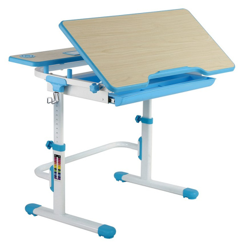 Fun Desk Biurko dziecięce Lavoro L Blue regulowane białe niebieskie Fun Desk Biurko dziecięce Lavoro L Blue regulowane białe niebieskie