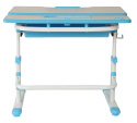 Fun Desk Biurko dziecięce Lavoro L Blue regulowane białe niebieskie