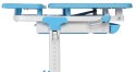 Fun Desk Biurko dziecięce Lavoro L Blue regulowane białe niebieskie Fun Desk Biurko dziecięce Lavoro L Blue regulowane białe niebieskie