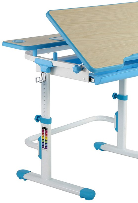 Fun Desk Biurko dziecięce Lavoro L Blue regulowane białe niebieskie Fun Desk Biurko dziecięce Lavoro L Blue regulowane białe niebieskie