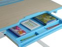 Fun Desk Biurko dziecięce Lavoro L Blue regulowane białe niebieskie Fun Desk Biurko dziecięce Lavoro L Blue regulowane białe niebieskie