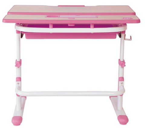 Fun Desk Biurko dziecięce Lavoro L Pink regulowane białe różowe dla dziewczynki Fun Desk Biurko dziecięce Lavoro L Pink regulowane białe różowe dla dziewczynki