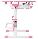 Fun Desk Biurko dziecięce Lavoro L Pink regulowane białe różowe dla dziewczynki Fun Desk Biurko dziecięce Lavoro L Pink regulowane białe różowe dla dziewczynki