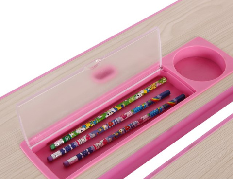 Fun Desk Biurko dziecięce Lavoro L Pink regulowane białe różowe dla dziewczynki Fun Desk Biurko dziecięce Lavoro L Pink regulowane białe różowe dla dziewczynki