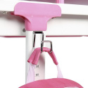 Fun Desk Biurko dziecięce Lavoro L Pink regulowane białe różowe dla dziewczynki Fun Desk Biurko dziecięce Lavoro L Pink regulowane białe różowe dla dziewczynki