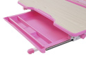 Fun Desk Biurko dziecięce Lavoro L Pink regulowane białe różowe dla dziewczynki Fun Desk Biurko dziecięce Lavoro L Pink regulowane białe różowe dla dziewczynki