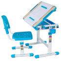 Fun Desk dziecięce Bambino Blue BIURKO+KRZESŁO regulowane