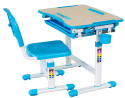 Fun Desk dziecięce Bambino Blue BIURKO+KRZESŁO regulowane