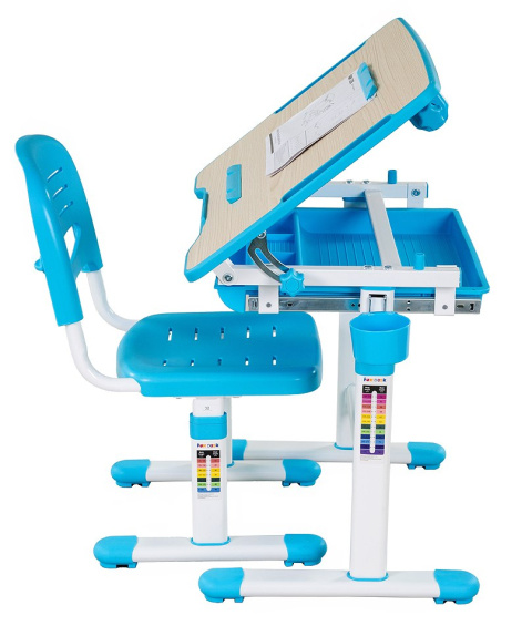 Fun Desk dziecięce Bambino Blue BIURKO+KRZESŁO regulowane Fun Desk dziecięce Bambino Blue BIURKO+KRZESŁO regulowane