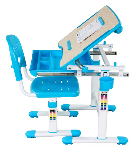 Fun Desk dziecięce Bambino Blue BIURKO+KRZESŁO regulowane Fun Desk dziecięce Bambino Blue BIURKO+KRZESŁO regulowane