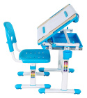 Fun Desk dziecięce Bambino Blue BIURKO+KRZESŁO regulowane