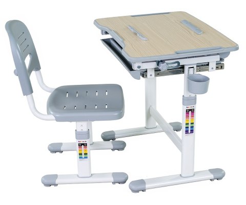 Fun Desk dziecięce Bambino Grey BIURKO+KRZESŁO regulowane Fun Desk dziecięce Bambino Grey BIURKO+KRZESŁO regulowane
