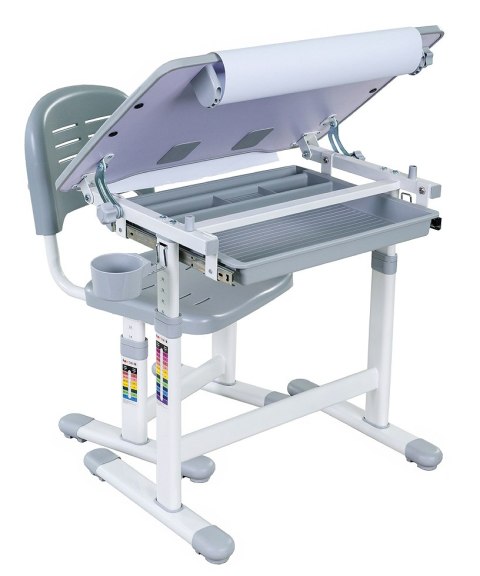 Fun Desk dziecięce Bambino Grey BIURKO+KRZESŁO regulowane Fun Desk dziecięce Bambino Grey BIURKO+KRZESŁO regulowane