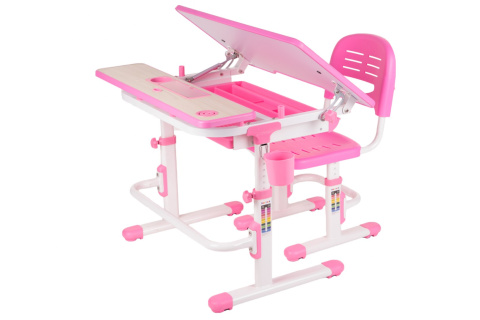 Fun Desk dziecięce Lavoro Pink BIURKO+KRZESŁO regulowane Fun Desk dziecięce Lavoro Pink BIURKO+KRZESŁO regulowane