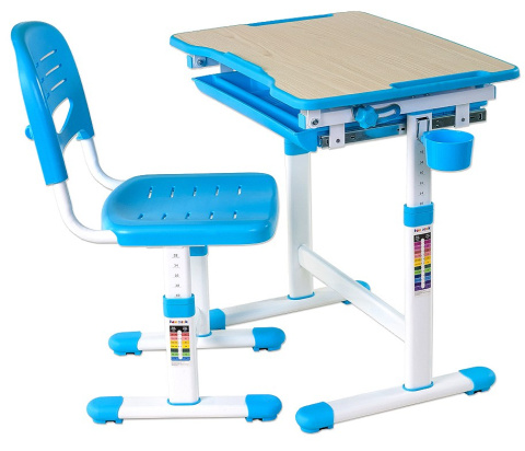 Fun Desk dziecięce Piccolino Blue BIURKO+KRZESŁO regulowane Fun Desk dziecięce Piccolino Blue BIURKO+KRZESŁO regulowane