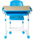 Fun Desk dziecięce Piccolino Blue BIURKO+KRZESŁO regulowane