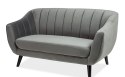 SIGNAL SOFA ELITE 2 VELVET SZARY BLUVEL 14 / WENGE (T) SIGNAL SOFA ELITE 2 VELVET SZARY BLUVEL 14 / WENGE (T)