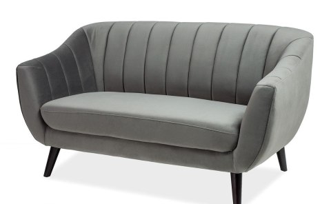 SIGNAL SOFA ELITE 2 VELVET SZARY BLUVEL 14 / WENGE (T) SIGNAL SOFA ELITE 2 VELVET SZARY BLUVEL 14 / WENGE (T)