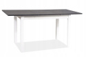 SIGNAL STÓŁ HORACY ANTRACYT / BIAŁY MAT 100(140)x60 PROSTOKĄTNY ROZKŁADANY BLAT PŁYTA LAMINOWANA STELAŻ MDF SIGNAL STÓŁ HORACY ANTRACYT / BIAŁY MAT 100(140)x60 PROSTOKĄTNY ROZKŁADANY BLAT PŁYTA LAMINOWANA STELAŻ MDF