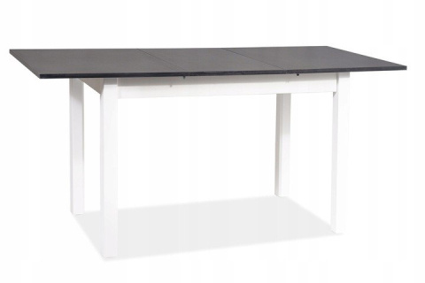 SIGNAL STÓŁ HORACY ANTRACYT / BIAŁY MAT 100(140)x60 PROSTOKĄTNY ROZKŁADANY BLAT PŁYTA LAMINOWANA STELAŻ MDF SIGNAL STÓŁ HORACY ANTRACYT / BIAŁY MAT 100(140)x60 PROSTOKĄTNY ROZKŁADANY BLAT PŁYTA LAMINOWANA STELAŻ MDF