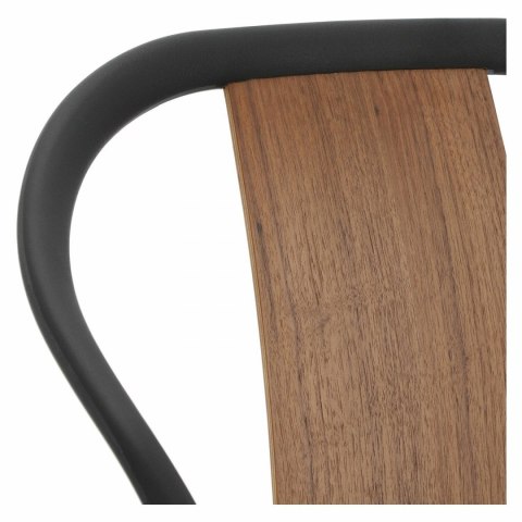 KRZESŁO BELLA Z PODŁOKIETNIKAMI D2.DESIGN STELAŻ TWORZYWO CZARNE SIEDZISKO I OPARCIE DREWNO ORZECH LEKKIE I WYGODNE KRZESŁO BELLA Z PODŁOKIETNIKAMI D2.DESIGN STELAŻ TWORZYWO CZARNE SIEDZISKO I OPARCIE DREWNO ORZECH LEKKIE I WYGODNE