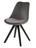 ACTONA Krzesło Dima VIC dark grey /black ACTONA Krzesło Dima VIC dark grey /black