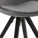 ACTONA Krzesło Dima VIC dark grey /black ACTONA Krzesło Dima VIC dark grey /black