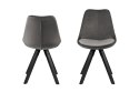 ACTONA Krzesło Dima VIC dark grey /black ACTONA Krzesło Dima VIC dark grey /black