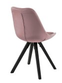 ACTONA Krzesło Dima VIC dusty rose /black ACTONA Krzesło Dima VIC dusty rose /black