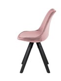 ACTONA Krzesło Dima VIC dusty rose /black ACTONA Krzesło Dima VIC dusty rose /black