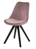 ACTONA Krzesło Dima VIC dusty rose /black ACTONA Krzesło Dima VIC dusty rose /black