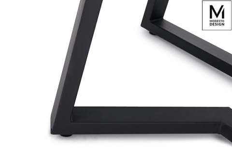 STÓŁ OKRĄGŁY TAVOLO FI 80 MODESTO DĄB - blat MDF + fornir podstawa metalowa CZARNY MAT STÓŁ OKRĄGŁY TAVOLO FI 80 MODESTO DĄB - blat MDF + fornir podstawa metalowa CZARNY MAT