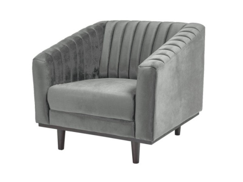SIGNAL FOTEL ASPREY 1 VELVET SZARY BLUVEL 14/ WENGE SIGNAL FOTEL ASPREY 1 VELVET SZARY BLUVEL 14/ WENGE