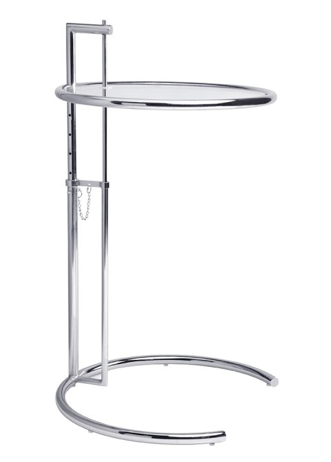 STOLIK OKRĄGŁY GREY REGULOWANA WYSOKOŚĆ chromowany - metal, szkło hartowane TRANSPARENTNE KING HOME STOLIK OKRĄGŁY GREY REGULOWANA WYSOKOŚĆ chromowany - metal, szkło hartowane TRANSPARENTNE KING HOME