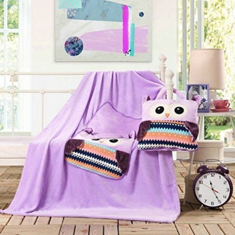 Frankhauer Kocyk dziecięcy OWLS z mikrofibry- różne kolory Frankhauer Kocyk dziecięcy OWLS z mikrofibry- różne kolory