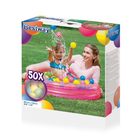 Bestway Bestway 51085 BASEN Z PIŁECZKAMI HAPPY TIME 91cmxH20cmX50balls Bestway Bestway 51085 BASEN Z PIŁECZKAMI HAPPY TIME 91cmxH20cmX50balls