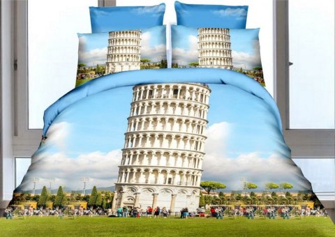 Frankhauer Pościel 3D LEANING TOWER FSH 100% mikrofibra