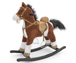 Milly Mally Koń Konik na biegunach Mustang ciemny brąz rusza pyskiem i ogonem interaktywne uszko 18m+